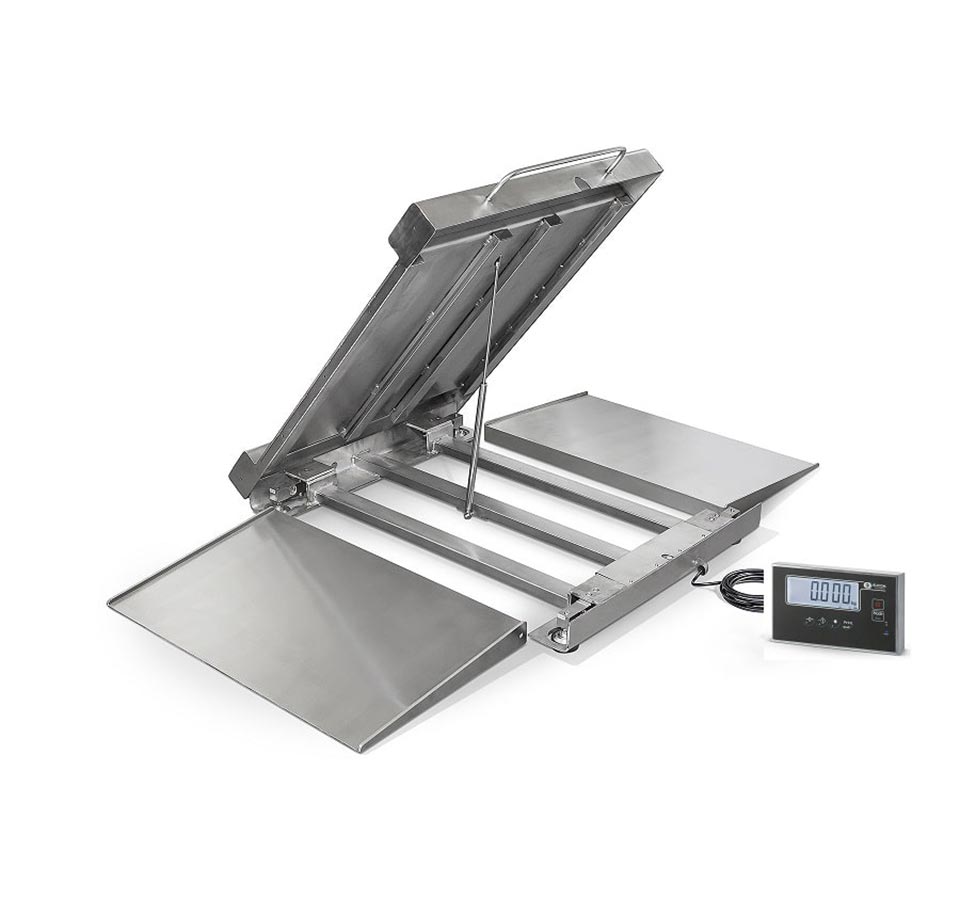 Prolazna podna vaga INOX DF-SS Open